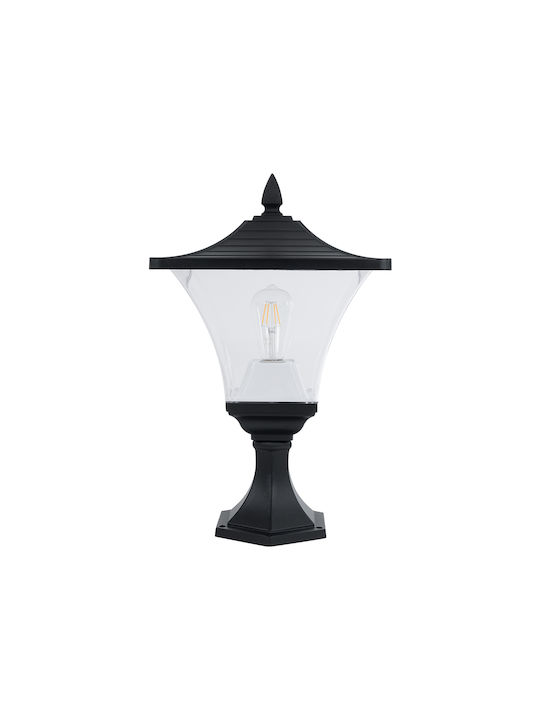 GloboStar Dirahio Outdoor Floor Lamp with Adjustable White Light IP65 for E27 Bulb Black