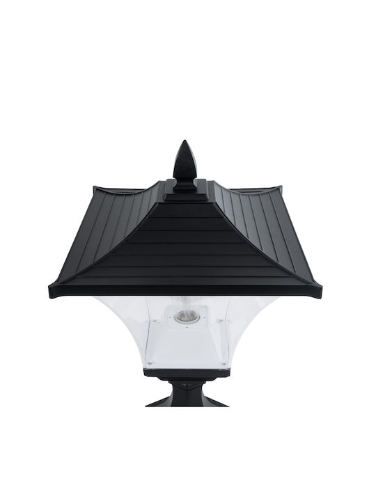 GloboStar Dirahio Outdoor Floor Lamp with Adjustable White Light IP65 for E27 Bulb Black