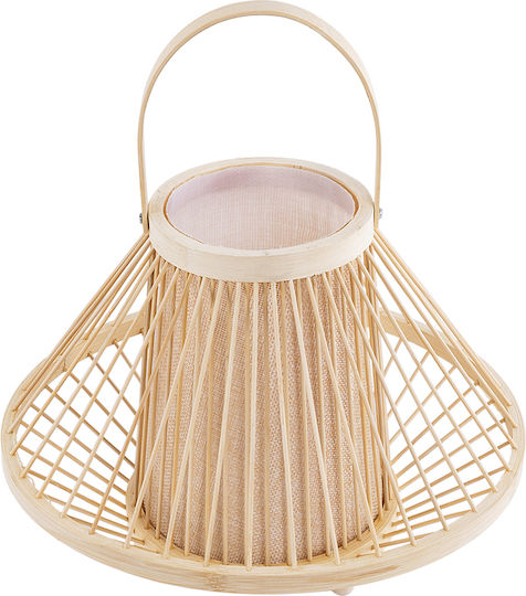 GloboStar Decorative Lamp with Socket for Bulb E27 Beige