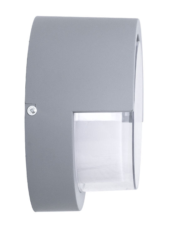GloboStar Apex Wall-Mounted Outdoor Ceiling Lamp LED IP65 10W With Natural White Light 17x17x9cm
