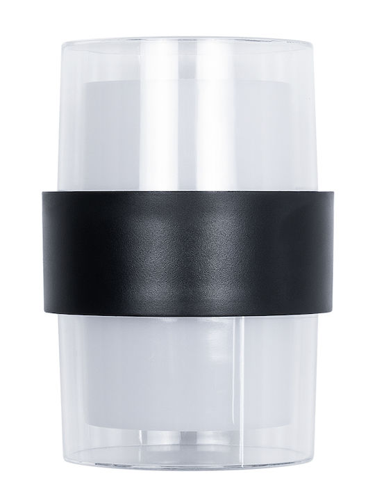 GloboStar Empire Round Wall-Mounted Outdoor Spot LED IP65 10W with Natural White Light Double Beam 10cm