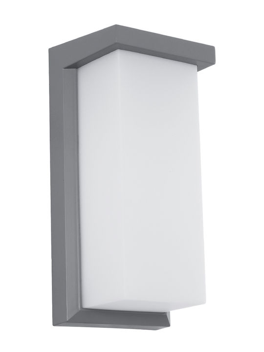 GloboStar Loft Wall-Mounted Outdoor Ceiling Lamp LED IP65 18W with Natural White Light 24.5x11x9.5cm