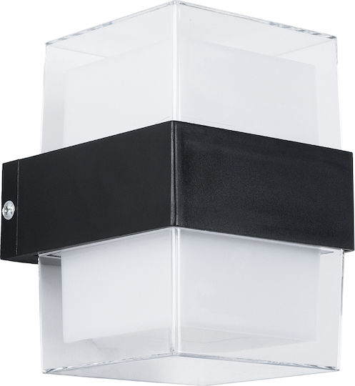 GloboStar Empire Επιτοίχιο Εξωτερικό Σποτ LED IP65 10W με Φυσικό Λευκό Φως Διπλής Δέσμης