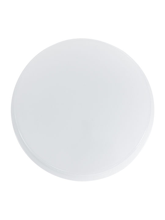 GloboStar Revano Επιτοίχια Εξωτερική Πλαφονιέρα LED IP54 12W με Θερμό Λευκό Φως