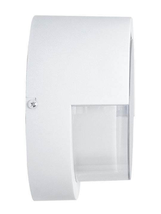 GloboStar Apex Стенна Външна Таванна Лампа LED IP65 10W с Естествено Бяло Светлина 17x17x9см