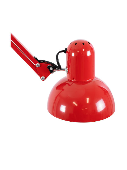 GloboStar Audrey Vintage Floor Lamp H190xW27.5cm. with Socket for Bulb E27 Red
