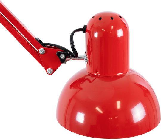 GloboStar Audrey Vintage Lampa de podea Î190xL27.5cm. cu Soclu pentru Bec E27 Roșu
