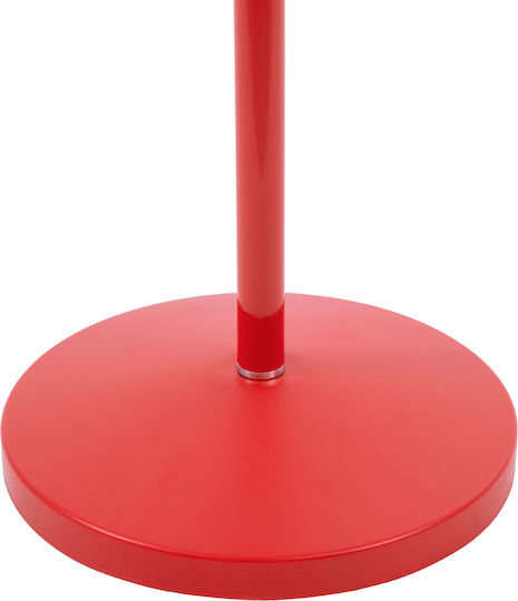 GloboStar Audrey Vintage Lampa de podea Î190xL27.5cm. cu Soclu pentru Bec E27 Roșu
