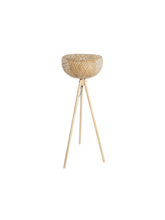 GloboStar Poppy Stehleuchte H143xB58cm. mit Fassung für Lampe E27 Beige