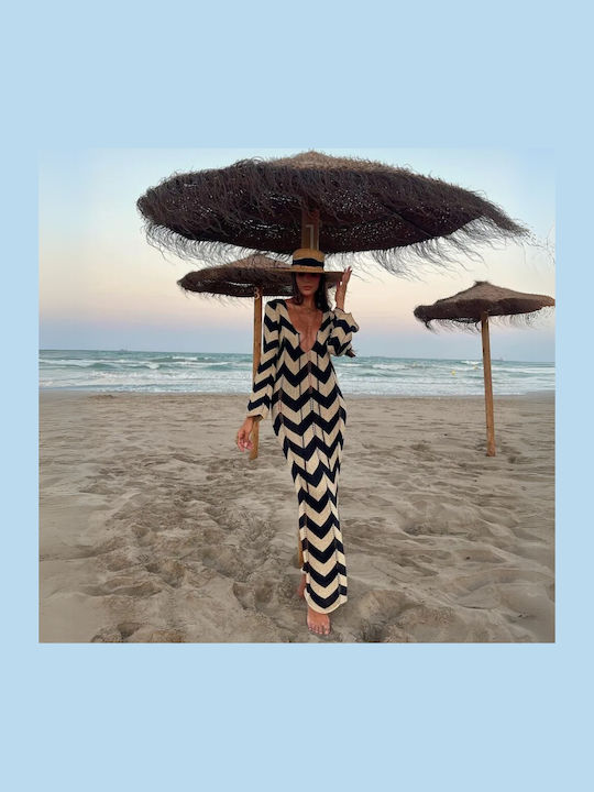 Chicret Women's Maxi Dress Beachwear Terracotta