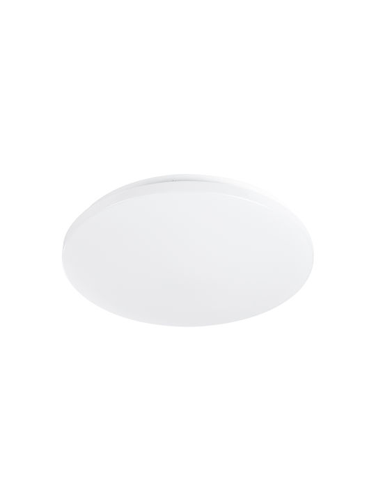 GloboStar Ceiling Mount Light Bathroom 33cm White with Integrated LED