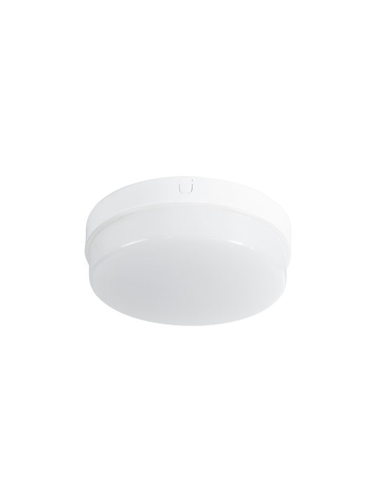 GloboStar Revano Deckenleuchte Badezimmer 17cm Weiß mit Integrierter LED