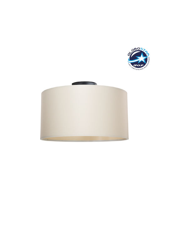 GloboStar Cilio Ceiling Mount Light 38cm Beige with Socket E27