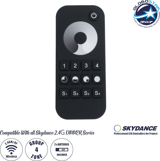 GloboStar Ασύρματο Τηλεχειριστήριο Αφής RF 73120