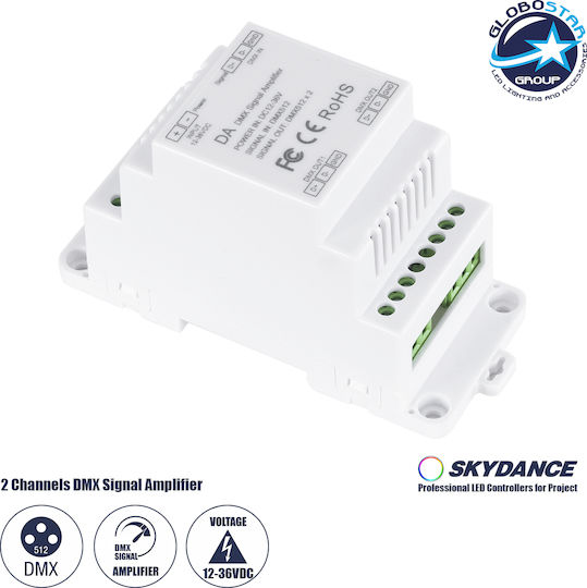 GloboStar Skydance Wireless Signal Amplifier RF with Remote Control 73137