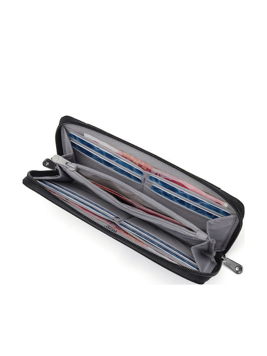 Wallet Ανδρικό Πορτοφόλι Ταξιδίου με RFID Μαύρο