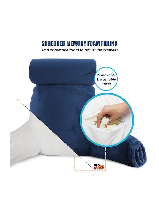 Fotolii Puf Bolster Albastru 75x33x91.5cm
