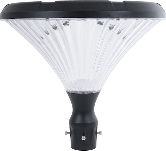 GloboStar Ηλιακό Φωτιστικό Δαπέδου Φανάρι 40W 550lm Ψυχρό Λευκό 6000K με Φωτοκύτταρο IP65