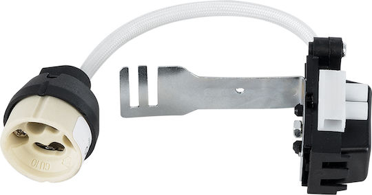 GloboStar Socket Extension for Socket GU10 in White color Set 1pcs 78950