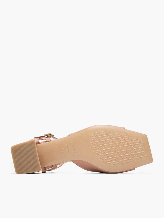 Leder Sandalen Beige
