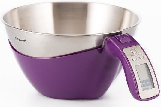 Daewoo Digitale Küchenwaage bis 5kg Lila