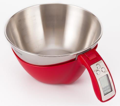 Daewoo Digital Kitchen Scale up to 5kg Red