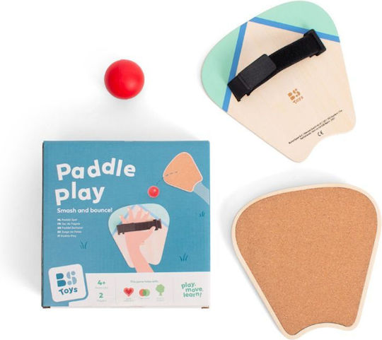 Ξύλινες Ρακέτες Paddle 4+ Bs Toys Bws-ga506