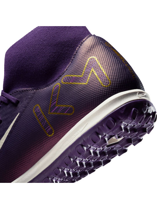 Nike Mercurial Superfly 10 Academy Kylian Mbappé Футболни Обувки с Гумена Подметка Син