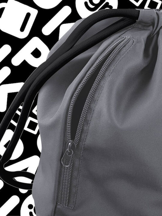 Lamine Yamal Fcb Backpack Drawstring Gymbag Gray Pocket 40x48cm & Thick Cords