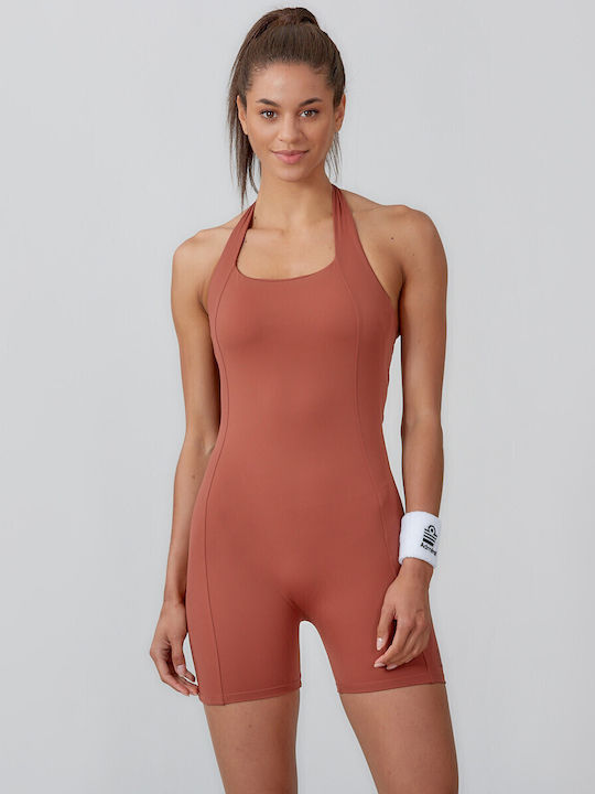 Women's One-piece Shorts Brown