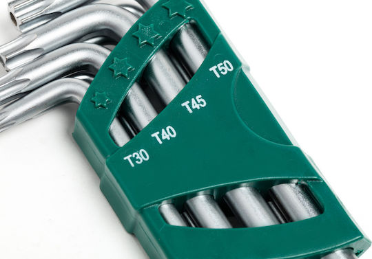 Sata St09702 Long Key Set Tx 10-50 9 Pieces