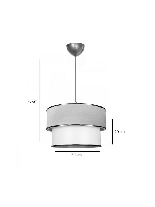 Pakketo PWL-1089 Pendant Light Gold with Socket E27 30x30x20cm