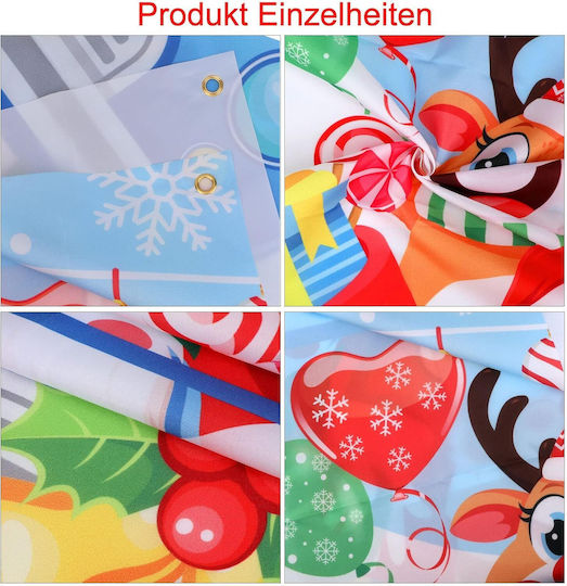 Hanging Banner Decoration Christmas German Text 185x90cm