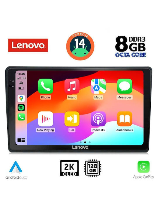 Lenovo Sistem Audio Auto pentru Toyota Yaris 1999-2006 (Bluetooth/USB/AUX/WiFi/GPS/Apple-Carplay/Android-Auto) cu Ecran Tactil 9"