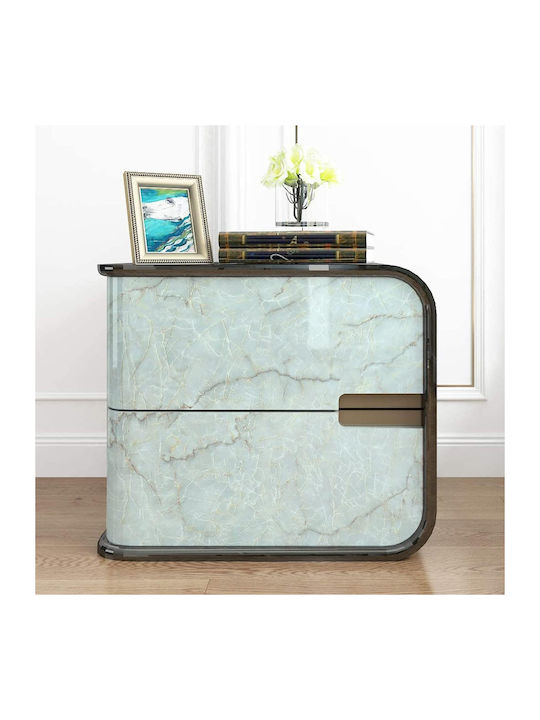 Self-adhesive Marble Imitation Waterproof Film 40 X 300 Cm Green Self-adhesive Marble Imitation Waterproof Film 40 X 300 Cm Green