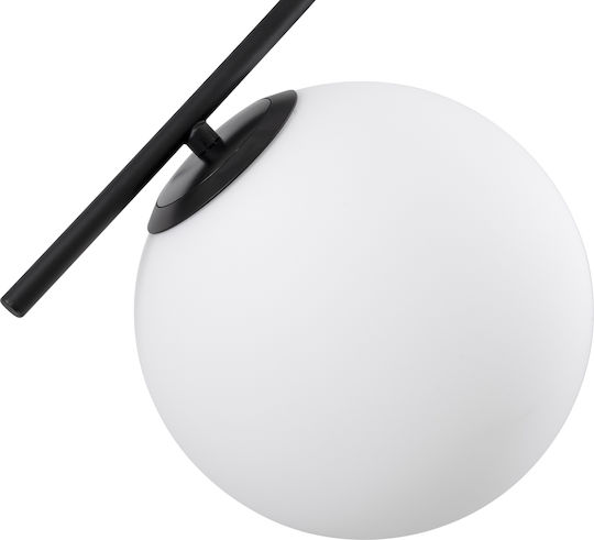 GloboStar Monroe Pendant Light Black Ball with Socket E27 60x25x50cm