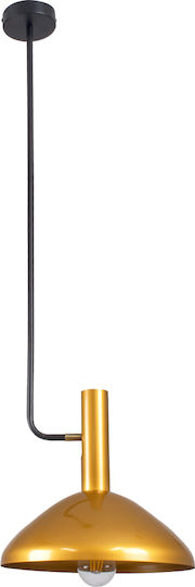 GloboStar Katie Pendant Light Gold Bell with Socket E27 35x35x120cm