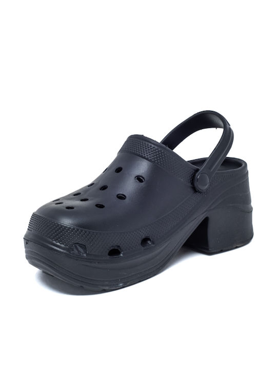 Thalassa Damen Clogs Schwarz