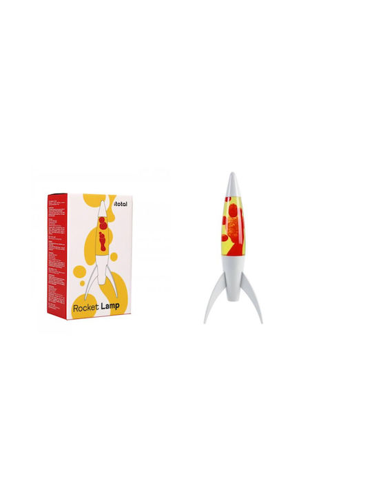 Total Gift Decorative Lamp Lava Lamp Yellow