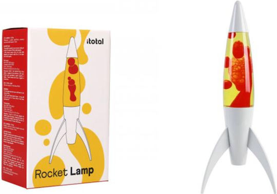 Total Gift Lustră Decorativă Lampă de lavă Galben