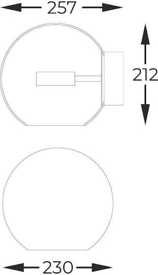 Zuma Line Lamp Wall LED Silver Zuma Line Lamp Wall LED Silver