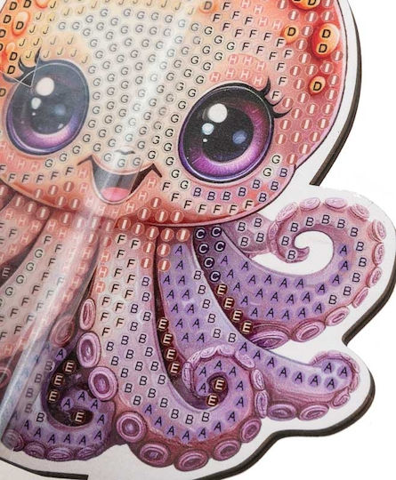 Diamond Painting Kit Craft Buddy Crystal Art Buddies Oktopus 7 Teile