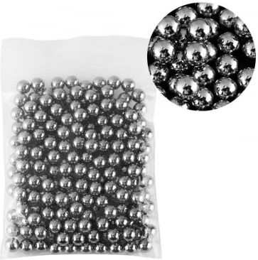 Set Praștie din Lemn 200 Bile Metalice Airsoft 8 Mm Praștii 19 Cm Maro