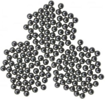 Set Praștie din Lemn 100 Bile Metalice Airsoft 6 Mm Praștii 19 Cm Maro