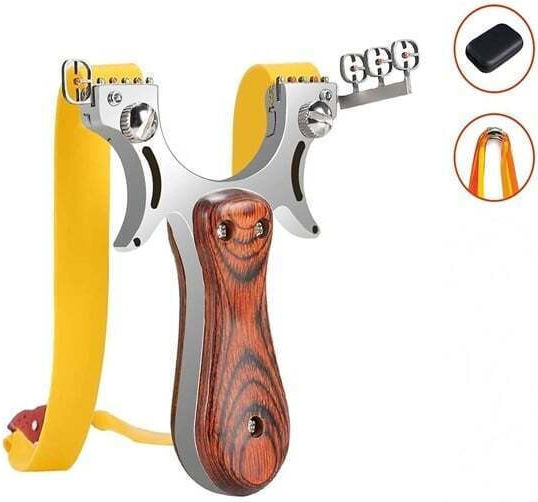 Set de Vârfuri Metalice Tăiate cu Laser 8 Mm Bile Metalice 12 Cm Mâner din Lemn pentru Plută Husă Maro Inclusă