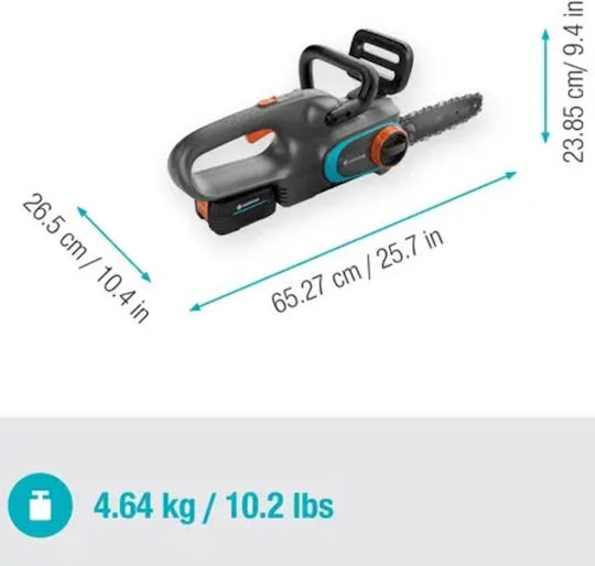 Gardena Battery Chainsaw 1x4Ah 18V 3.8kg with Blade 25cm