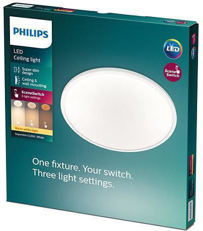 Philips Таванно осветление 25бр Бяла с Вграден LED