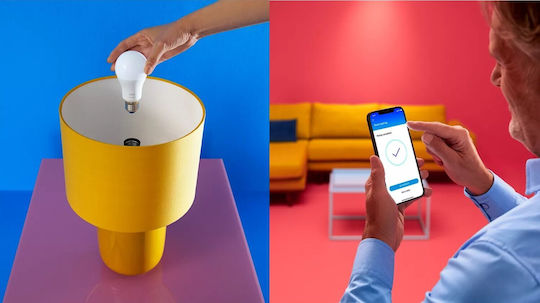 WiZ Smart Bulb LED for Socket E27 and Shape A60 RGB 806lm