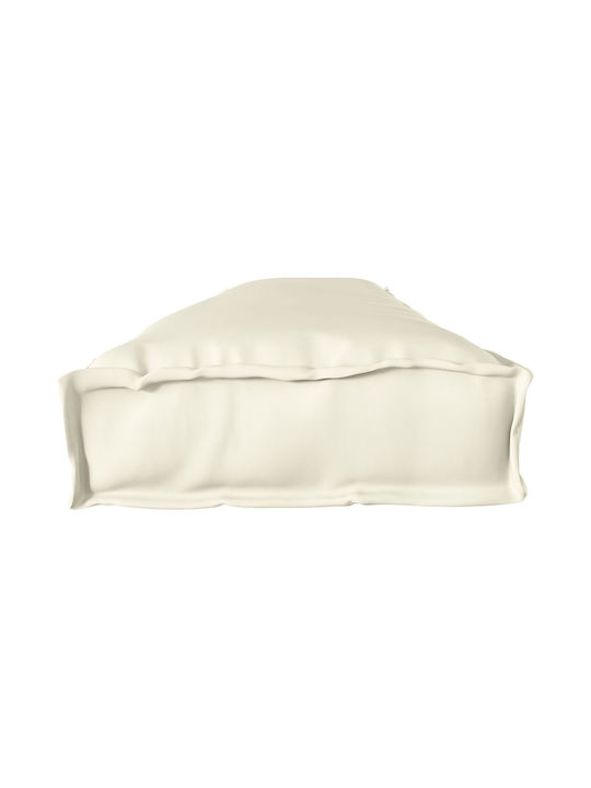 vidaXL Pernă De Bancă Pentru Scaune De Grădină Crem 2 Buc 40x200 Cm