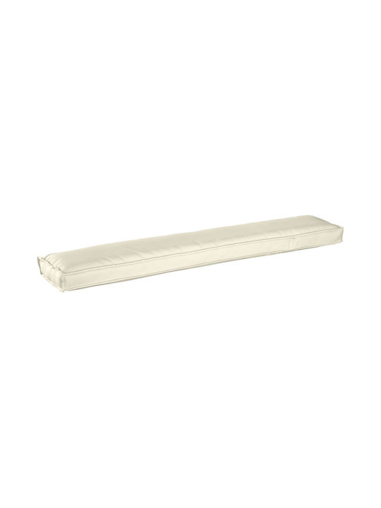 vidaXL Pernă De Bancă Pentru Scaune De Grădină Crem 2 Buc 40x200 Cm